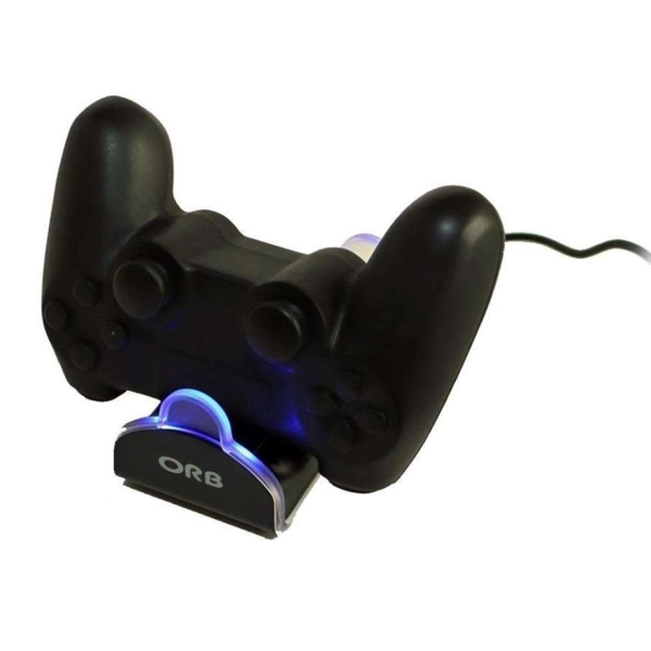 სათამაშო აქსესუარი DUAL CONTROLLER CHARGER DOCK (ORB)\PS4