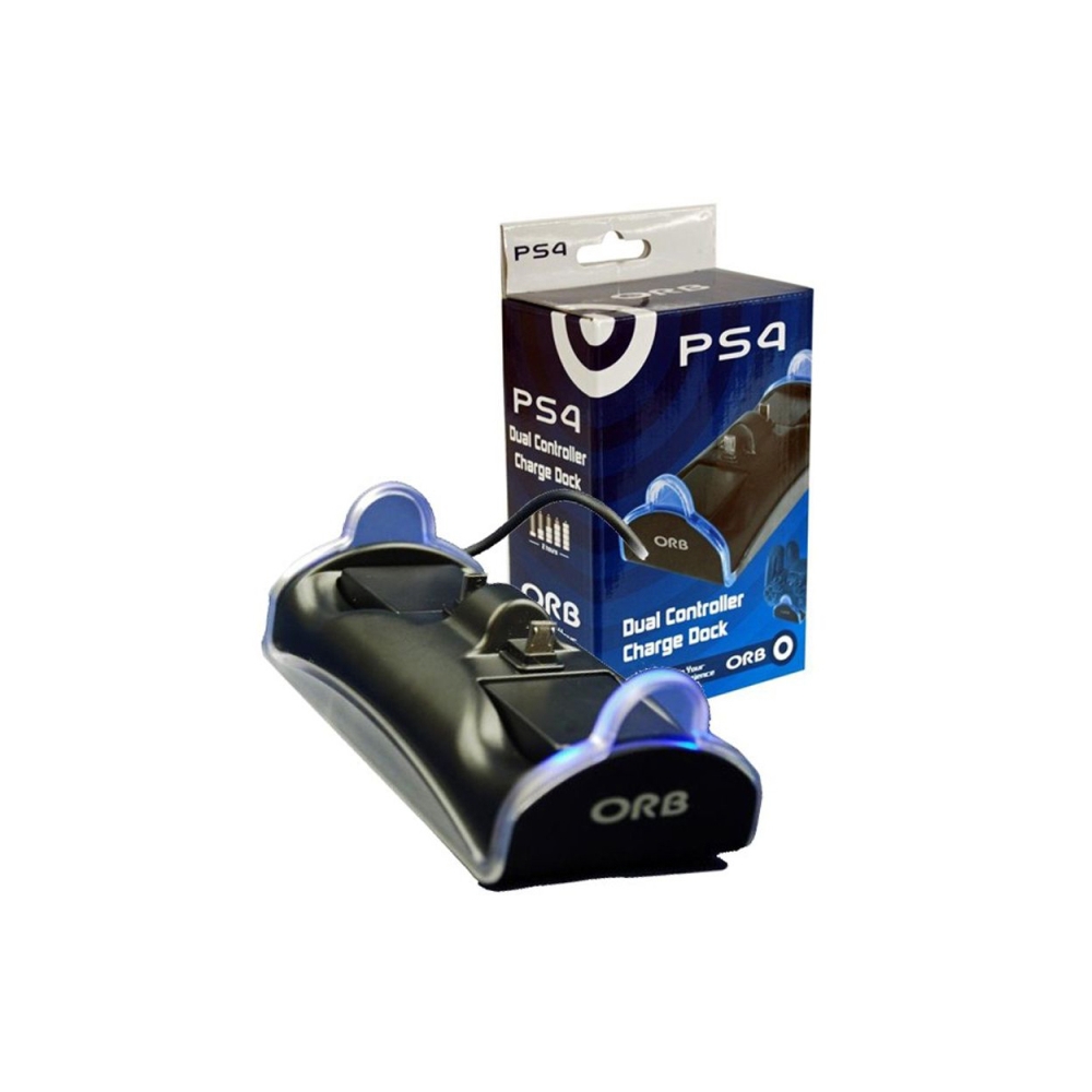 სათამაშო აქსესუარი DUAL CONTROLLER CHARGER DOCK (ORB)\PS4