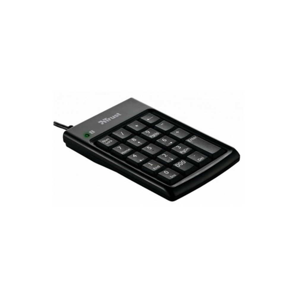 კლავიატურა TRUST NUMERIC KEYPAD & USB HUB (14522)