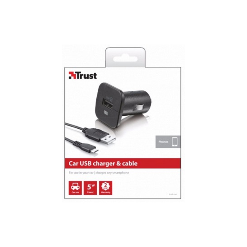 მობილურის საავტომობილო დამტენი TRUST 19347 