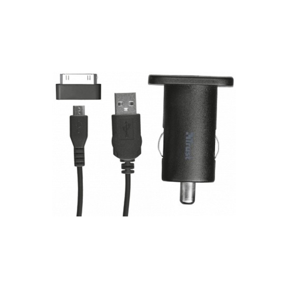 საავტომობილე დამტენი TRUST 10W CAR CHARGER WITH CABLE FOR SAMSUNG GALAXY (19422)     