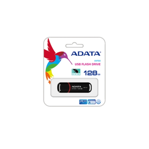 USB ფლეშ მეხსიერება A-Data UV150 128 GB USB 3.0 Black