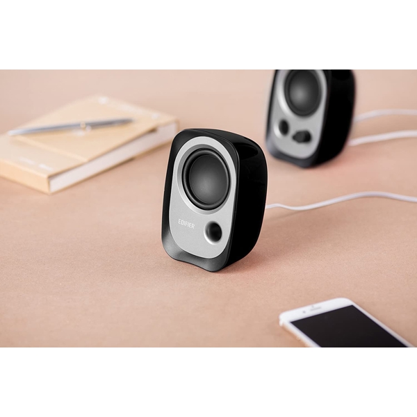 Edifier R12U, 4W, USB, 3.5mm, Speaker, Black