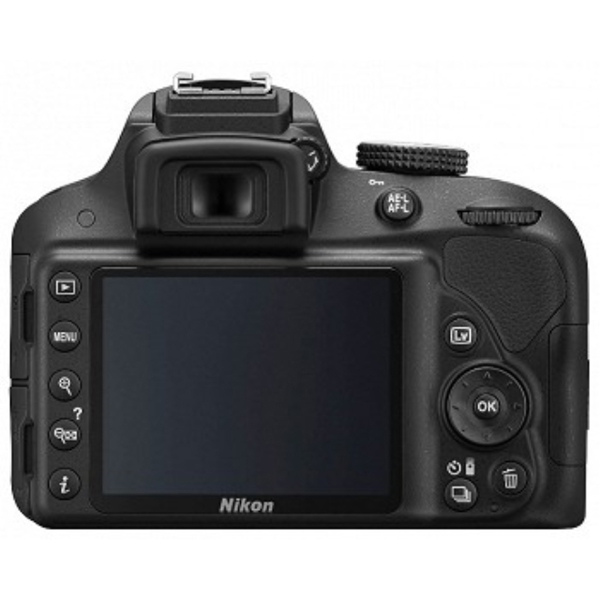 ფოტოაპარატი   Nikon D3300 Kit (18-55) Black DSLR Camera