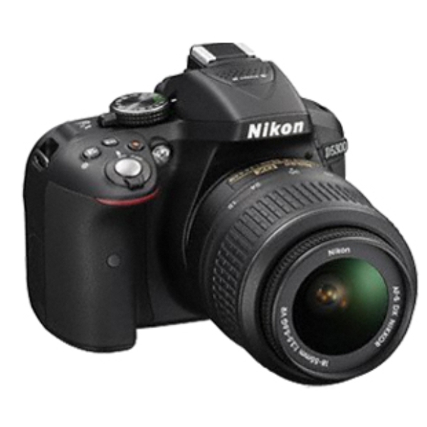 ფოტოაპარატი  Nikon D5300 Kit (18-55) Black DSLR Camera