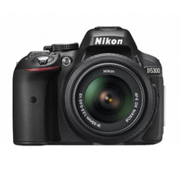 ფოტოაპარატი  Nikon D5300 Kit (18-55) Black DSLR Camera