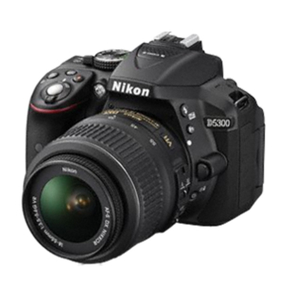 ფოტოაპარატი  Nikon D5300 Kit (18-55) Black DSLR Camera