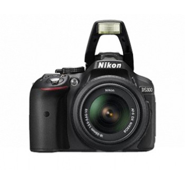 ფოტოაპარატი  Nikon D5300 Kit (18-55) Black DSLR Camera