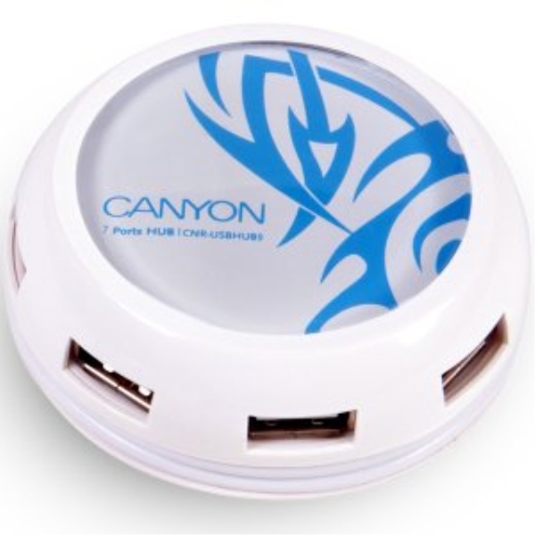 USB ჰაბი Canyon 7 port USB 2.0  CNR-USBHUB9 hub