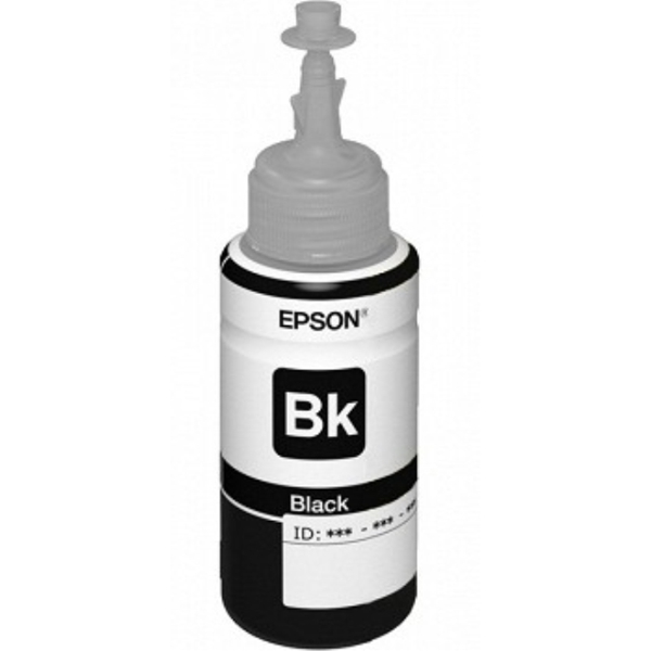 კარტრიჯი EPSON ORIGINAL (C13T66414A) I/C (b) L100  Black ink bottle 70 ml