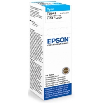 EPSON ORIGINAL (C13T66424A) I/C (c) L100 Cyan ink bottle 70ml