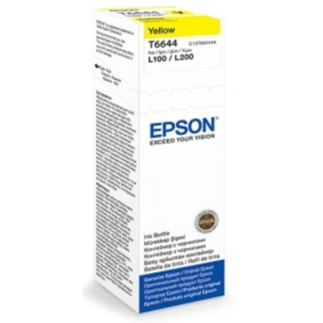 EPSON ORIGINAL (C13T66444A) I/C (y) L100 Yellow ink bottle 70ml