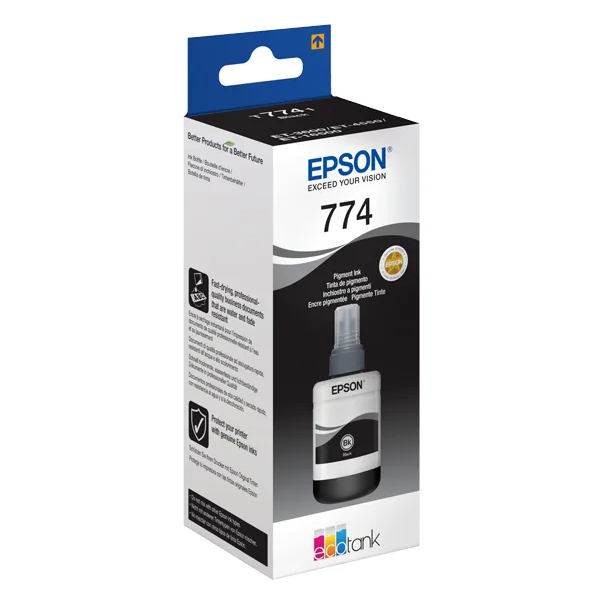 კარტრიჯი EPSON T774 Black Pigment 140ml Ink ORIGINAL (C13T77414A) I/C (b) M100/200