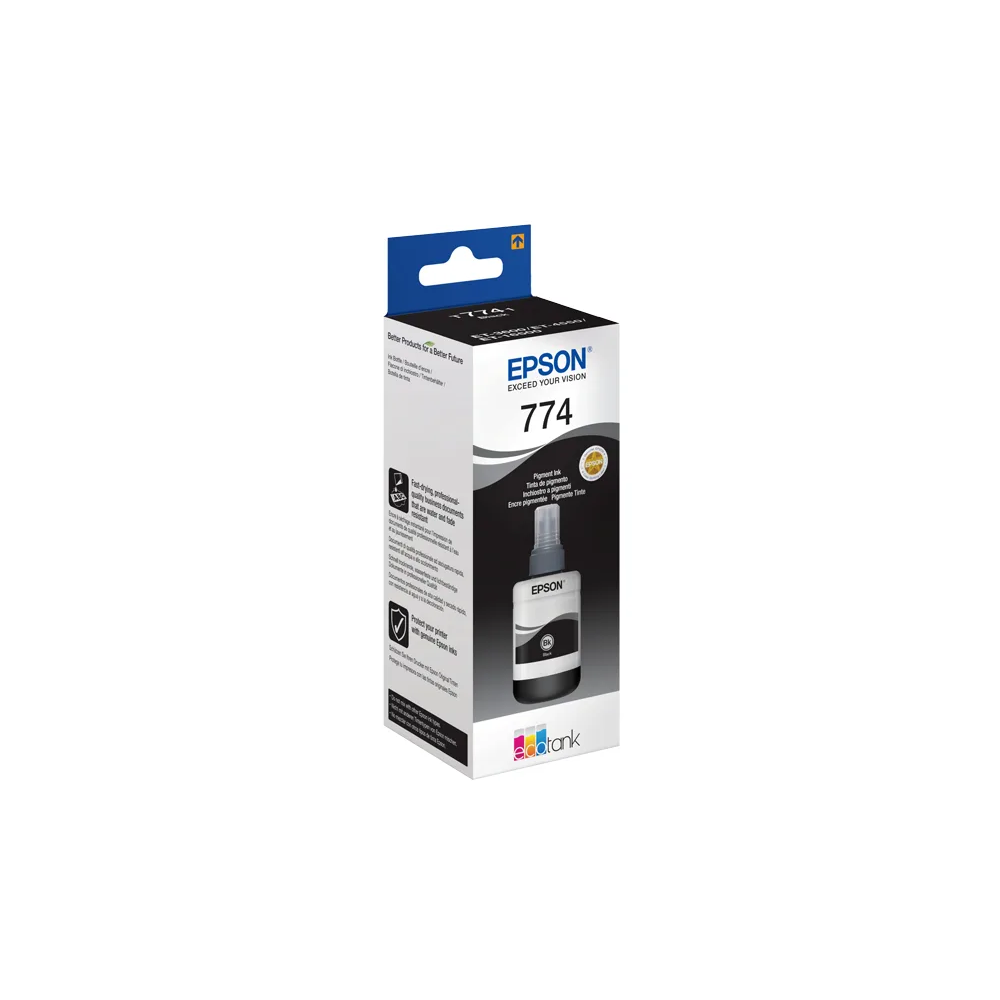 კარტრიჯი EPSON T774 Black Pigment 0.14l Ink ORIGINAL (C13T77414A) I/C (b) M100/200
