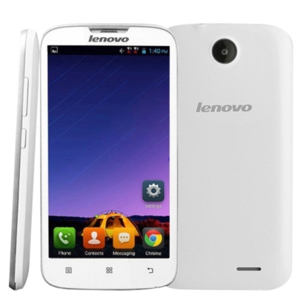 მობილური ტელეფონი  Lenovo A560 White 5.0" IPS480*854/Qualcomm MSM 8212/2mp/512/4GB/2 sim/Micro USB/