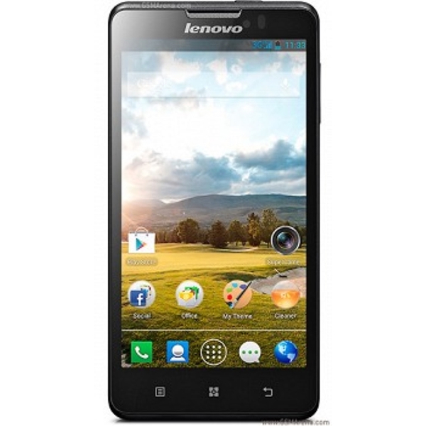 მობილური ტელეფონი  Lenovo P780 Black Quad-Core Dual Sim 4000mAh