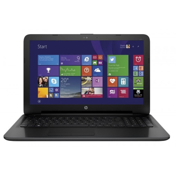 ნოუთბუქი  HP 15  BLACK HD  15.6"  HD LED CEL N3060 1.6-2.48GHZ, 2GB, 500GB, DVD-RW ,DOS