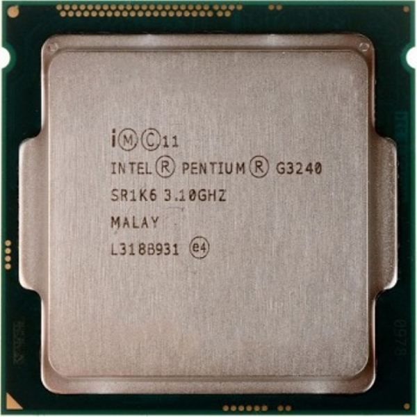 პროცესორი INTEL PENTIUM G3240 (3 MB ქეშ მეხსიერება, 3.1 GHZ)