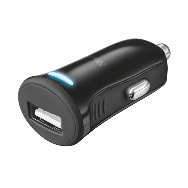 USB დამტენი  TRUST 5W CAR CHARGER - BLACK