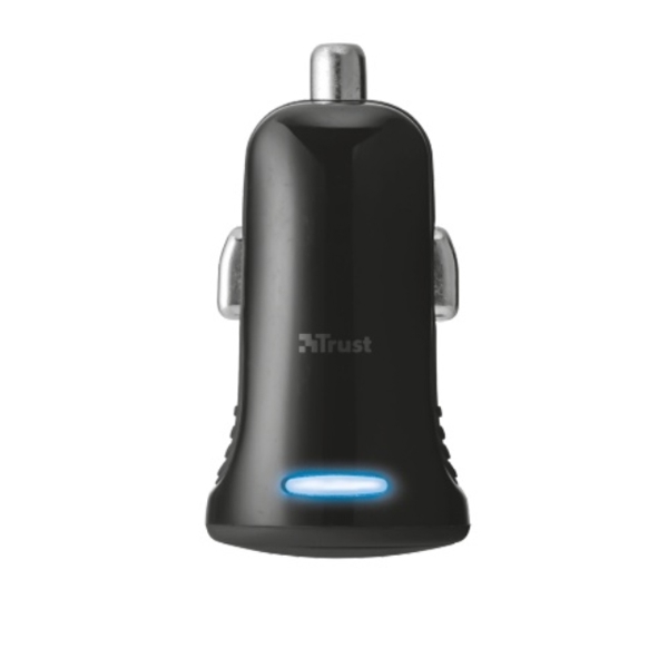 USB დამტენი  TRUST 5W CAR CHARGER - BLACK