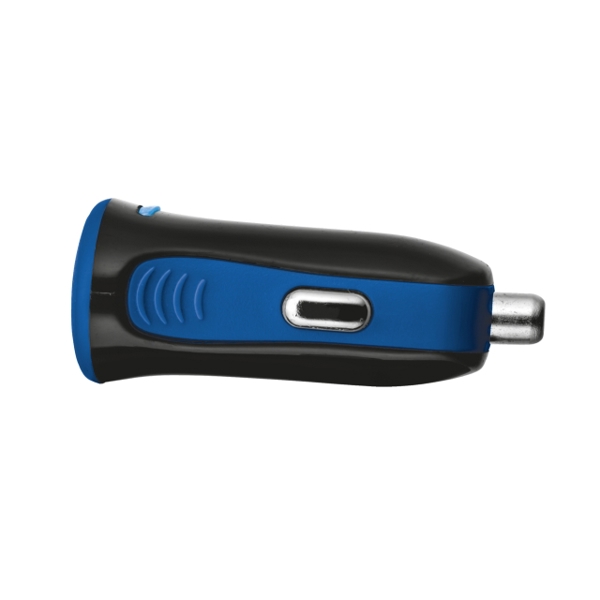 USB  დამტენი  TRUST CAR CHARGER 5W-BLU