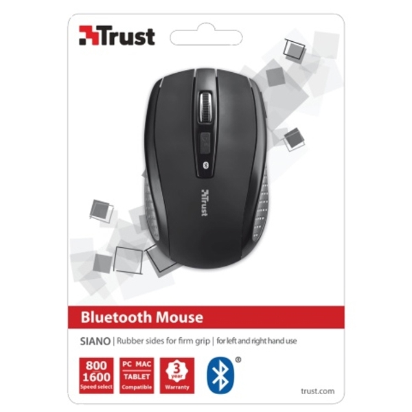 მაუსი  TRUST WIRELESS MOUSE - BLACK