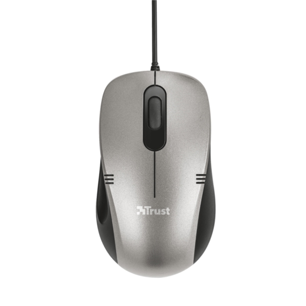 მაუსი  TRUST Compact optical mouse with 3 buttons,1000 dpi,Cable length 1.5m.