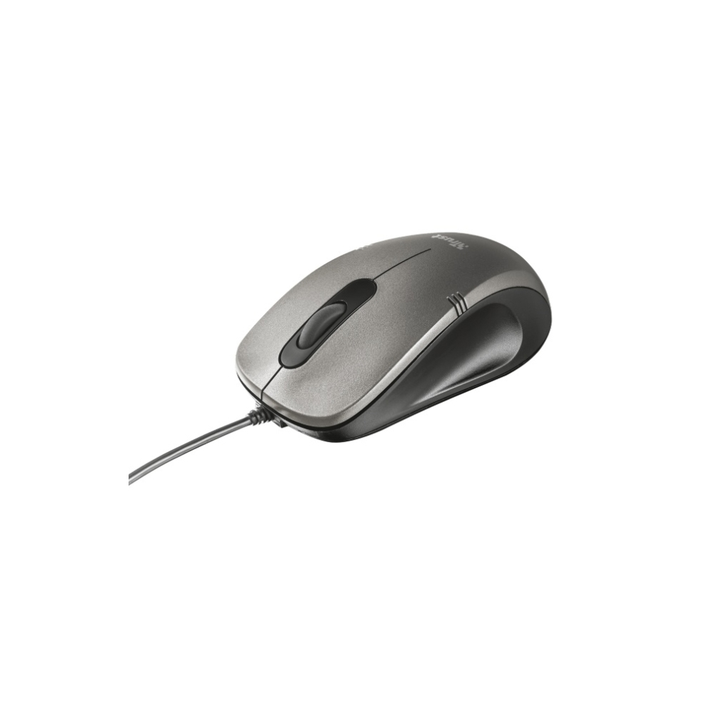 მაუსი  TRUST Compact optical mouse with 3 buttons,1000 dpi,Cable length 1.5m.