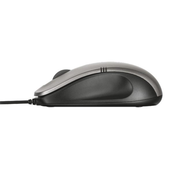 მაუსი  TRUST Compact optical mouse with 3 buttons,1000 dpi,Cable length 1.5m.