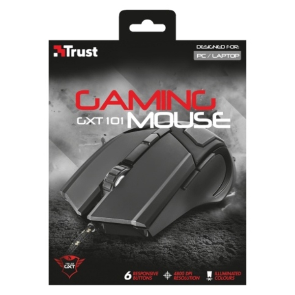 მაუსი  TRUST GXT 101 GAMING MOUSE