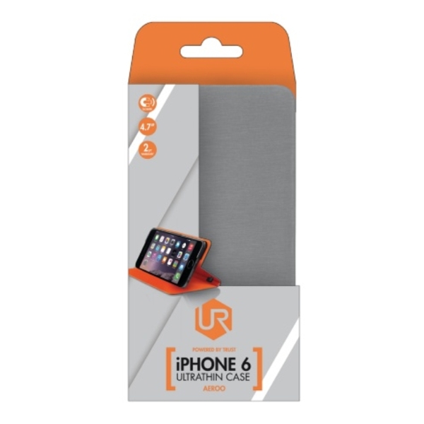 მობილურის ქეისი TRUST Aeroo Ultrathin Cover stand for iPhone 6 - grey