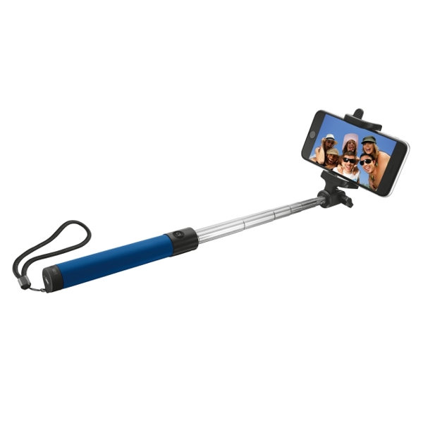 სელფის მონოპოდი  Trust BLUETOOTH FOLDABLE SELFIE STICK - BLUE