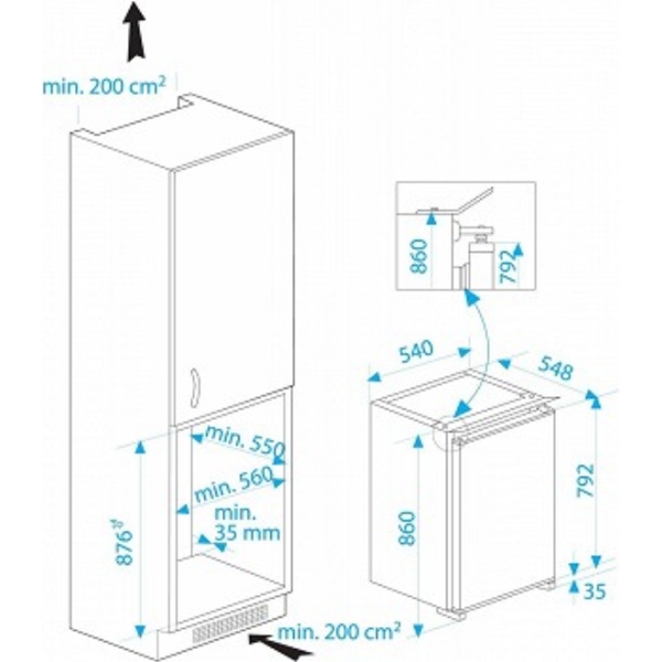 მაცივარი  BEKO B 1751 