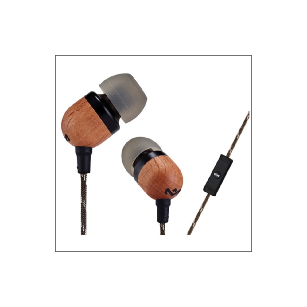ყურსასმენი  HOUSE OF MARLEY EM-JE041-TN SMILE JAMAICA IN-EAR HEADPHONES WITH REMOTE AND MICROPHONE (TAN)
