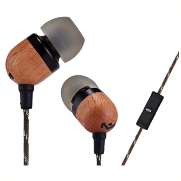 ყურსასმენი  HOUSE OF MARLEY EM-JE041-TN SMILE JAMAICA IN-EAR HEADPHONES WITH REMOTE AND MICROPHONE (TAN)