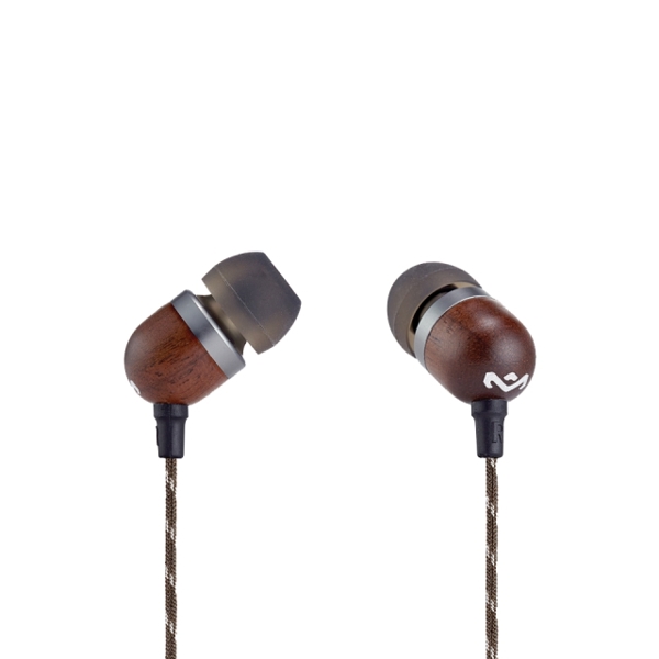 ყურსასმენი  HOUSE OF MARLEY EM-JE041-SB SMILE JAMAICA IN-EAR HEADPHONES WITH REMOTE AND MICROPHONE (SINGBLACK)