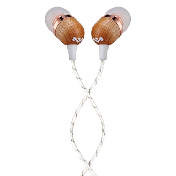 ყურსასმენი  HOUSE OF MARLEY HOUSE OF MARLEY SMILE JAMAICA IN-EAR HEADPHONES WITH REMOTE AND MICROPHONE (COPPER) EM-JE041-CP