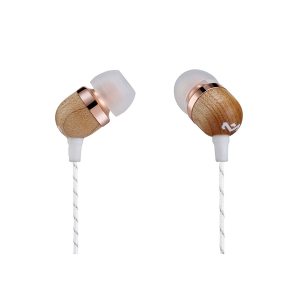 ყურსასმენი  HOUSE OF MARLEY HOUSE OF MARLEY SMILE JAMAICA IN-EAR HEADPHONES WITH REMOTE AND MICROPHONE (COPPER) EM-JE041-CP