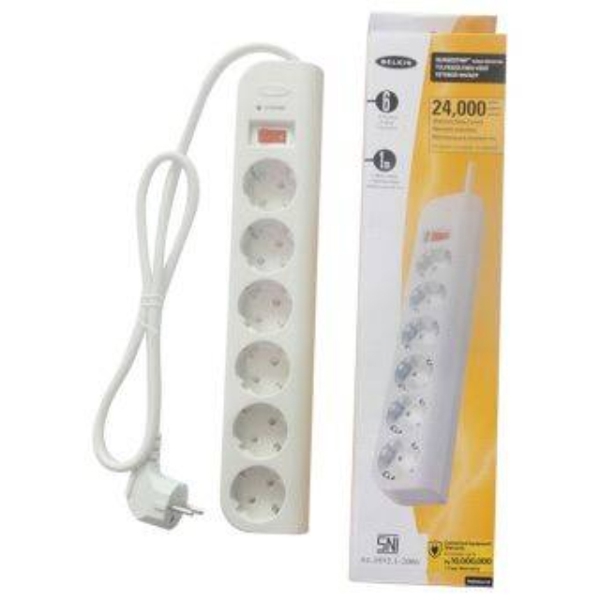 დენის გამანაწილებელიSURGE PROTECTION BELKIN F9E600EN1M