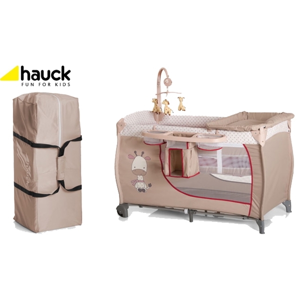 საწოლ-მანეჟი HAUCK Babycenter, Giraffe (607558)