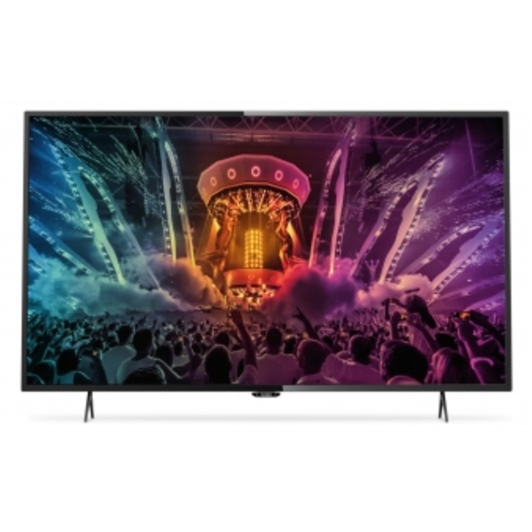 ტელევიზორი  LED PHILIPS 43" (109CM) 43PUT6101 DUAL CORE SMART ANDROID 5.1 4K 3840X2160   350CDM2  WI-FI RJ45 4XHDMI 3XUSB  SCART DVB-TT2C