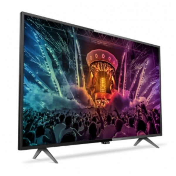 ტელევიზორი  LED PHILIPS 43" (109CM) 43PUT6101 DUAL CORE SMART ANDROID 5.1 4K 3840X2160   350CDM2  WI-FI RJ45 4XHDMI 3XUSB  SCART DVB-TT2C