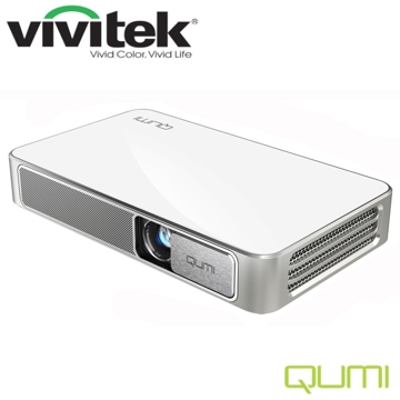 პროექტორი Vivitek Qumi Q3 PLUS White LED HD720p projector 500 ANSI Lumens 30,000 hours Android / Wireless / Bluetooth / HDMI 8,000 mAh battery