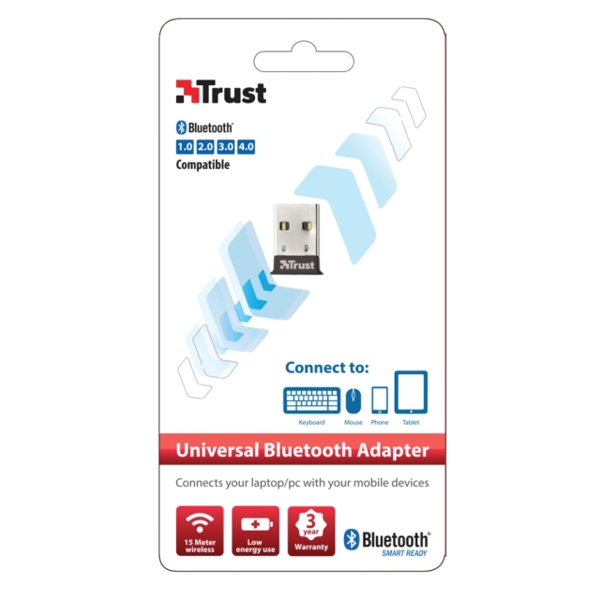 USB ადაპტერი TRUST Bluetooth 4.0 USB adapter