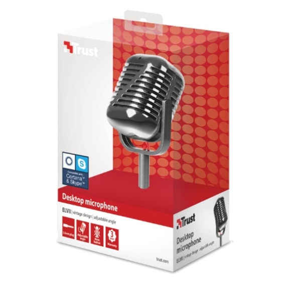 მიკროფონი  TRUST ELVII DESKTOP MICROPHONE