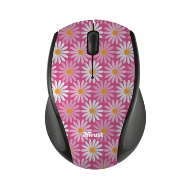 მაუსი TRUST ONI WIRELESS MICRO MOUSE - PINK FLOWER