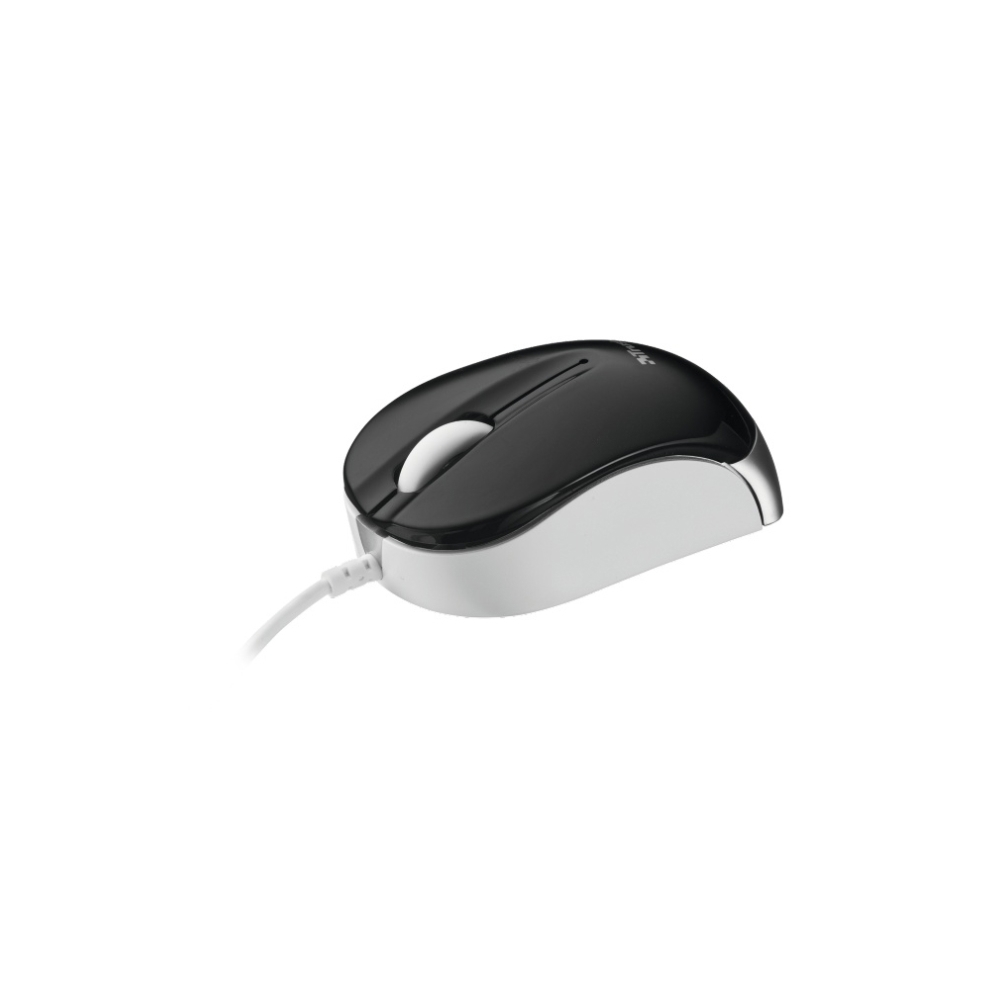 მაუსი  TRUST NANOU RETRACTABLE MICRO MOUSE - BLACK