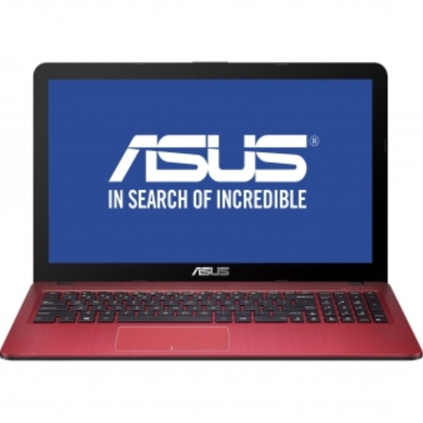 ნოუთბუქი  ASUSTEK ASUS R540L RED 15.6" HD, I3 5005U, 4GB, 500GB, INTEL HD GRAPHICS, DVD+RW, DOS