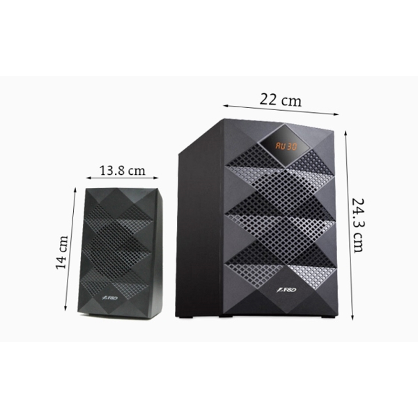 დინამიკი  Fenda F&D Speakers 2.1 Bluetooth - A180X - 42W RMS - USB MP3/FM/Remote