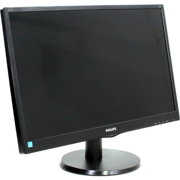 მანიტორი  Philips 23,6" LCD  243V5QHABA/01